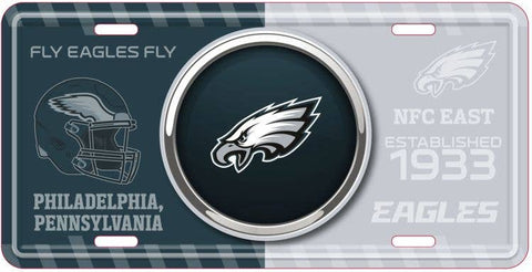 Philadelphia Eagles NFL Bullseye License Plate