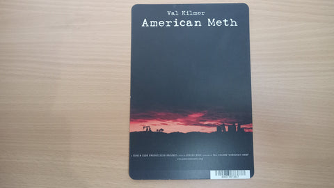 American Meth Blockbuster Movie Backer 8 x 5.5 Cardboard Rental Collectible
