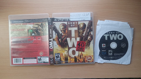 Army of Two Bundle 1+ 40th Day Used PS3 Video Games