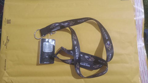 Baltimore Ravens NFL Lanyard Key Chain
