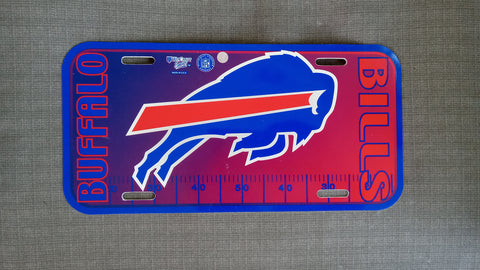 Buffalo Bills Vintage License Plate NFL Logo Design