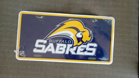 Buffalo Sabres Vintage 2006 Logo Metal License Plate NHL Rico Industries