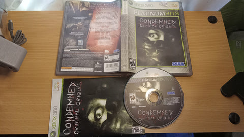 Condemned Criminal Origins Complete Tested Xbox 360 Video Game