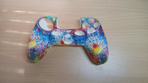 FREE SHIP PS4 Controller Skin Tie Dye Rubber Grip Playstation 4 Sleeve