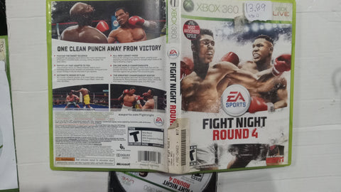 Fight Night Round 4 Boxing Used Xbox 360 Video Game