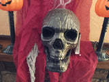 👻 Halloween 12 Inch Fiber Optic Skull Shaped Color Changing Décor Large