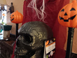 👻 Halloween 12 Inch Fiber Optic Skull Shaped Color Changing Décor Large