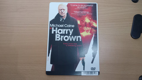 Harry Brown Blockbuster Movie Backer 8 x 5.5 Cardboard Rental Collectible