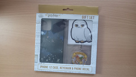 Harry Potter Iphone 12 Case Key Chain Decal Gift Set