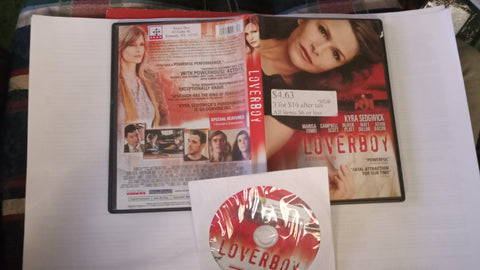 Loverboy DVD Movie Kyra Sedgwick Kevin Bacon 	Matt Dillon, Blair Brown