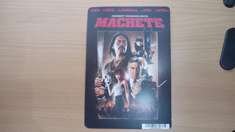 Machete Blockbuster Movie Backer 8 x 5.5 Cardboard Rental Collectible