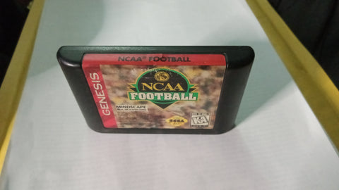 NCAA Football Tested Sega Genesis Video Game