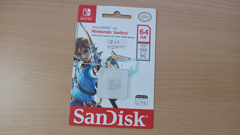 Nintendo Switch Zelda 64 GB Micro SDXC Sandisk Memory Card Stick NEW