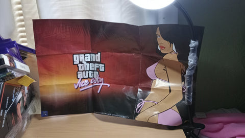 POSTER MAP ONLY Grand Theft Auto Vice City