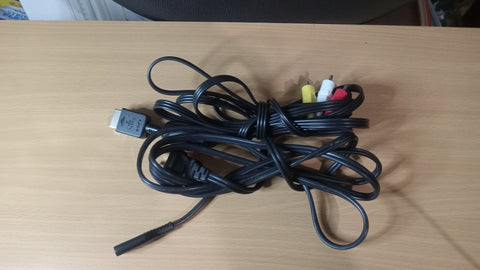PS1 PS2 PS3 OEM AV Cable + Generic Power Cable BUNDLE
