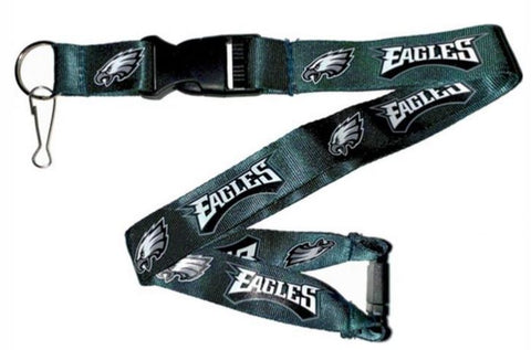Philadelphia Eagles NFL Green Logo Lanyard Key Chain
