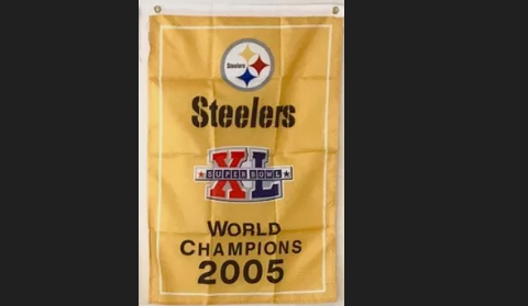 Pittsburgh Steelers 2005 Super Bowl Champion 3x5 Ft Flag