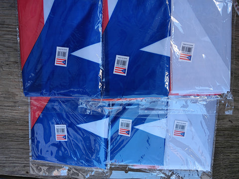 6 Puerto Rico Wholesale 3x5 Flag Bundle Lot of 6