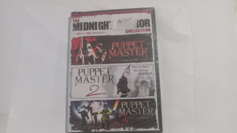 Puppet Master 1 2 + 3 NEW Midnight Horror Collection DVD Movies