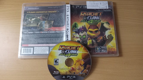 Ratchet & Clank All 4 One PS3 Used Video Game
