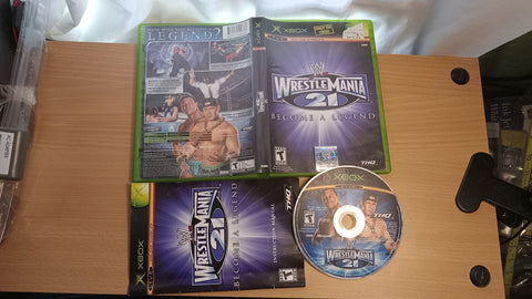 WWE Wrestlemania Become A Legend Original Xbox Video Game