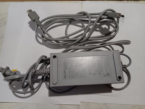 Wii-U Cable BUNDLE Gray HDMI Cord + AC Adapter Official Model WUP-002 OEM