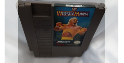 WWF Wrestlemania Hulk Hogan Wresting Tested NES Original Nintendo Game