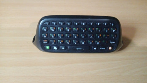Xbox 360 Black Chatpad Controller Keyboard Attachment OEM Microsoft Licensed