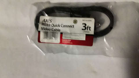 3 Foot Coaxial Video Cable NEW