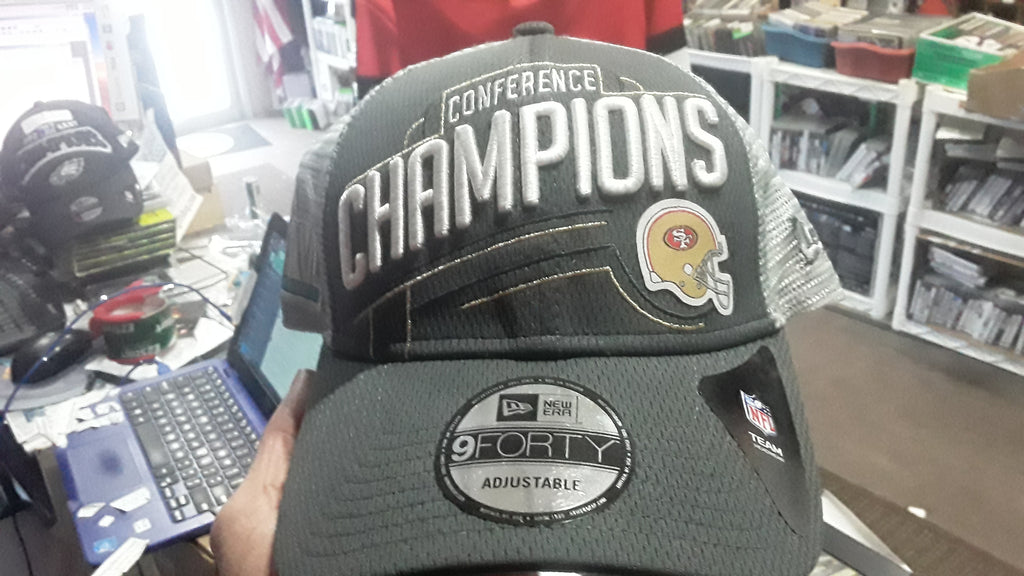 New Era SF 49ers New Era NFL19 SBLIV Conference Champs Adjustable 940