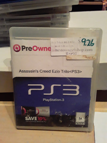 Assassin's Creed Ezio Trilogy Used PS3 Video Game