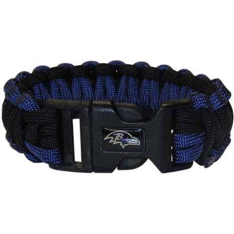 Baltimore Ravens NFL Survival Bracelet Dark Blue & Black