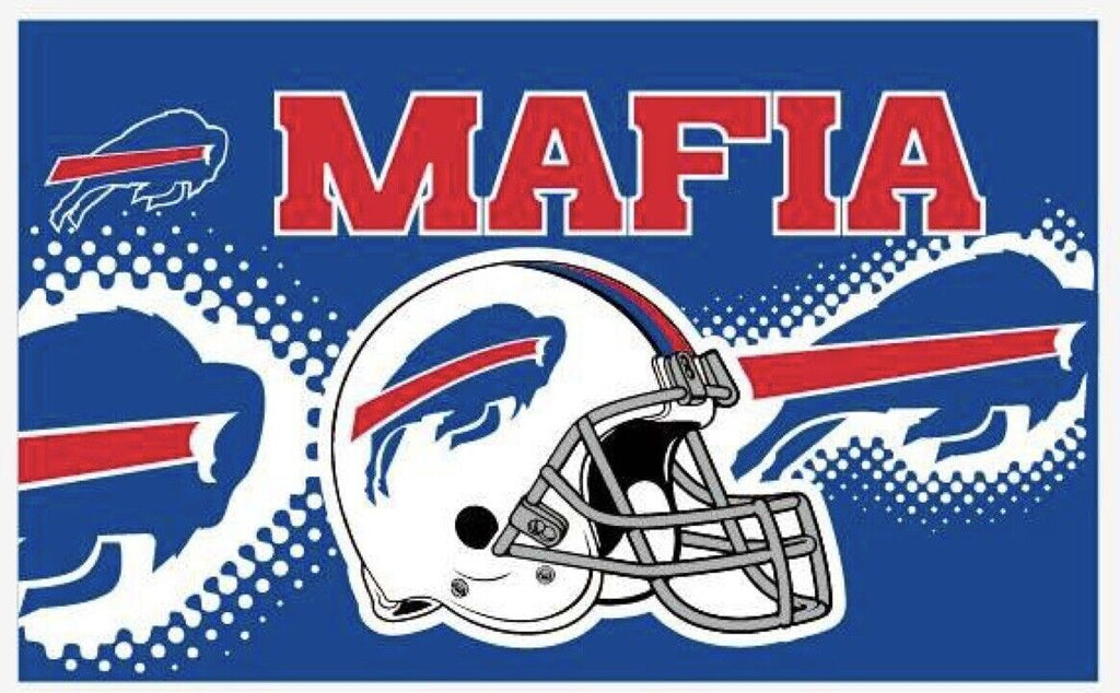 Buffalo Bills New Helmet Grommet Pole Flag