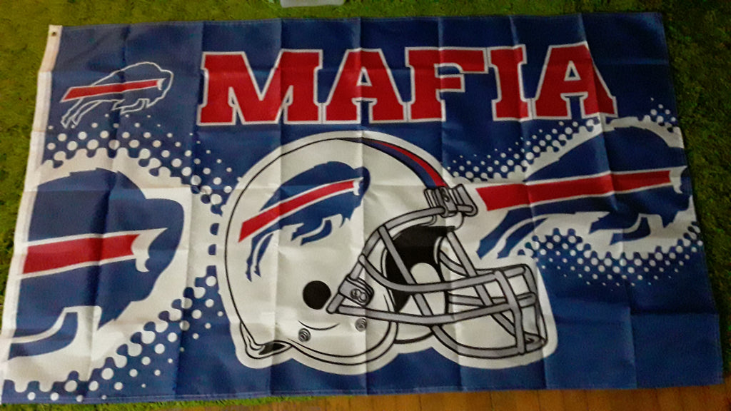 3'x5' Buffalo Bills Helmet Outdoor Flag - Buffalo Bills