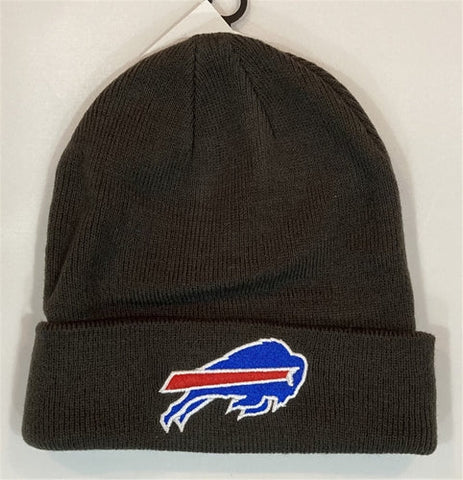 Buffalo Bills NFL Charcoal Mass Cuff Knit Beanie Hat