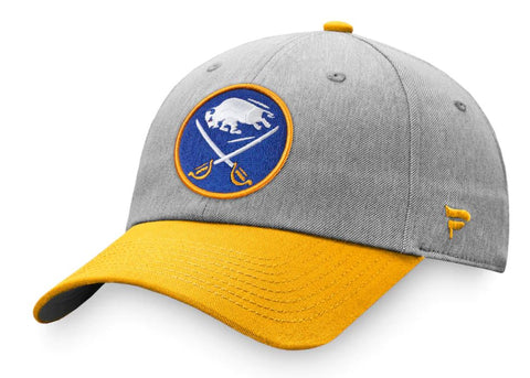 Buffalo Sabres NHL Adjustable Gray Gold Baseball Cap Hat