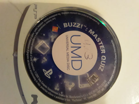 Buzz Master Quizz PSP Used Video Game