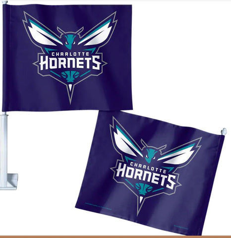 Charlotte Hornets NBA Wincraft 11x13 Two-Sided Car Flag