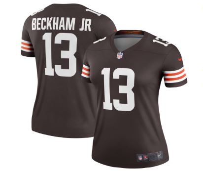 Cleveland Browns NFL Odell Beckham Jr. Nike Women's Player Legend Jersey - Brown 2XL