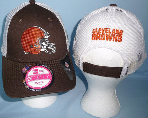 Cleveland Browns NFL Womens Adjustable New Era 9Forty Cap Hat