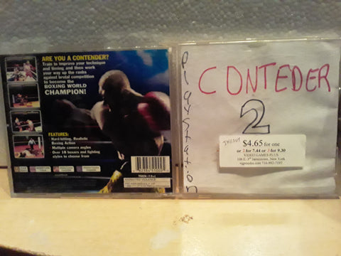 Contender 2 Boxing Used Playstation 1 Game