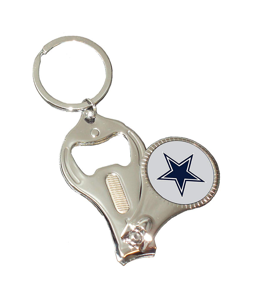 Dallas Cowboys NFL 3-in-1 Keychain Bottle Opener Nail Clippers – Jamestown  Gift Shop