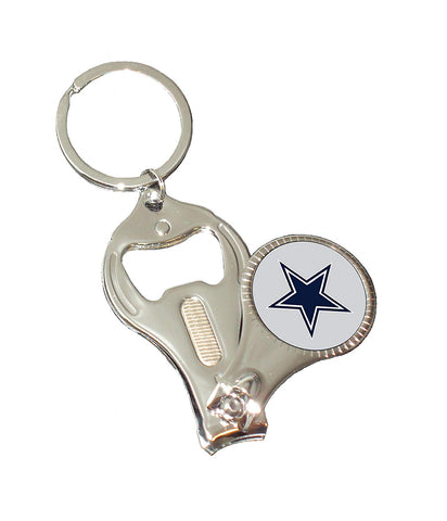 Dallas Cowboys NFL 3-in-1 Keychain Bottle Opener Nail Clippers