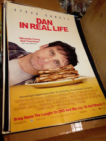 Dan in Real Life 2007 Steve Carrell Movie Poster 27x40 USED