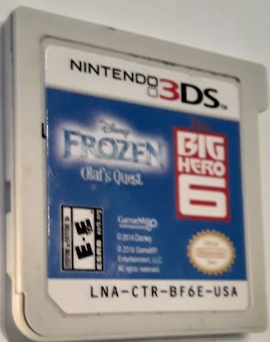 Disney Frozen & Big Hero 6 Used Nintendo 3DS Video Game