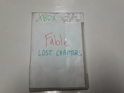 Fable The Lost Chapters Used Original Xbox Video Game