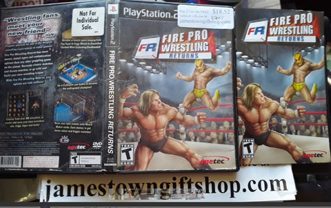 Fire Pro Wrestling Returns Used PS2 Video Game