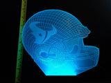 Houston Texans NFL JUMBO 9x8 inch Color-Changing LED Helmet Night Light Lamp