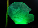 Houston Texans NFL JUMBO 9x8 inch Color-Changing LED Helmet Night Light Lamp