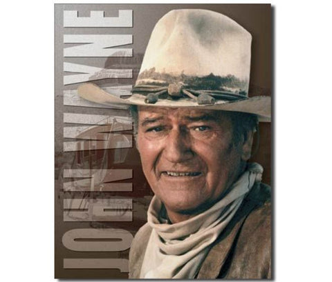 John Wayne 16 inch x 12.5 inch Large Rectangular Tin Sign